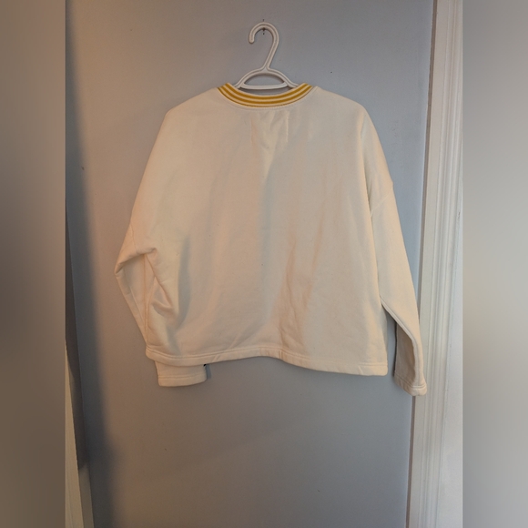 HB STRIPES Patch Sleeve Sweatshirt | Women’s M | Sporty Heritage - Picture 4 of 6